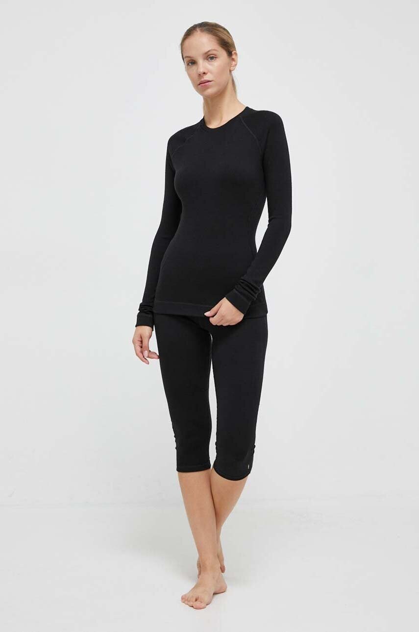 Функціональні легінси Smartwool Classic Thermal Merino колір чорний