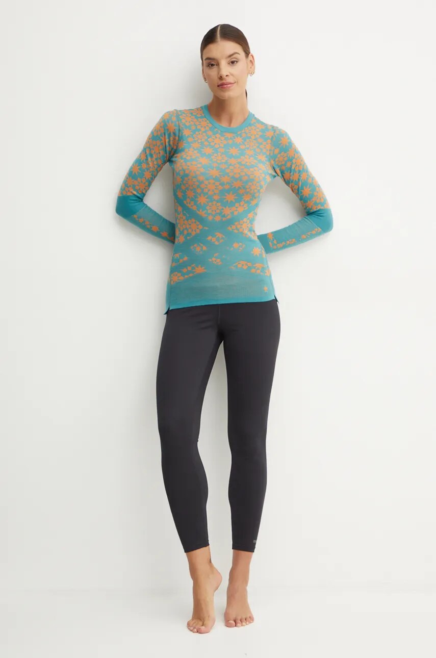 Функціональний лонгслів Smartwool Intraknit Thermal Merino колір чорний