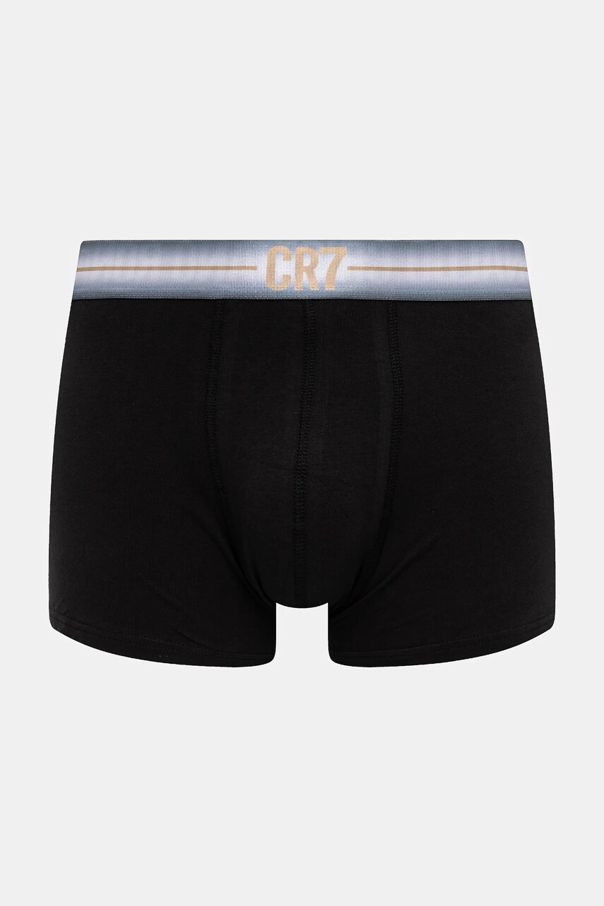 Бавовняні боксери CR7 Cristiano Ronaldo 3-pack колір чорний