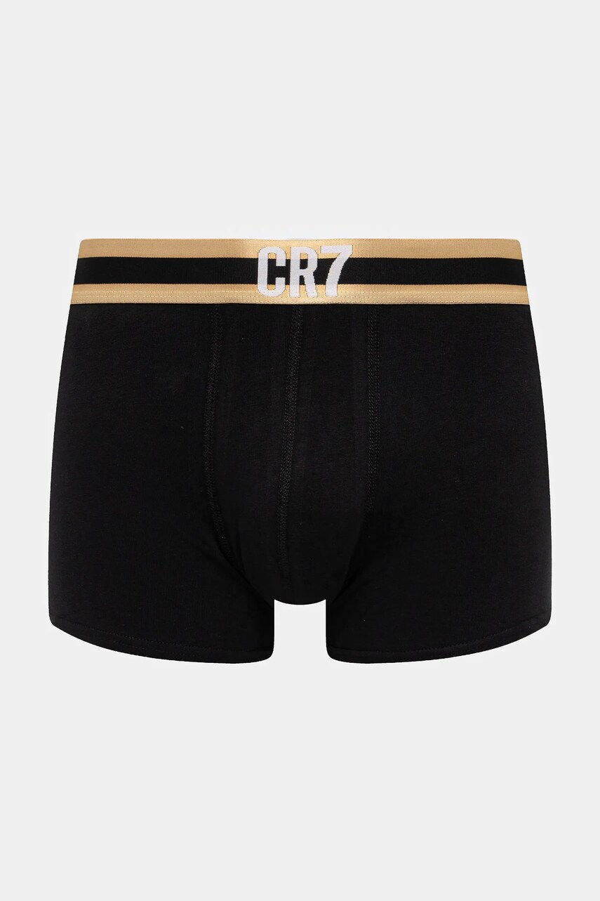 Бавовняні боксери CR7 Cristiano Ronaldo 3-pack колір чорний
