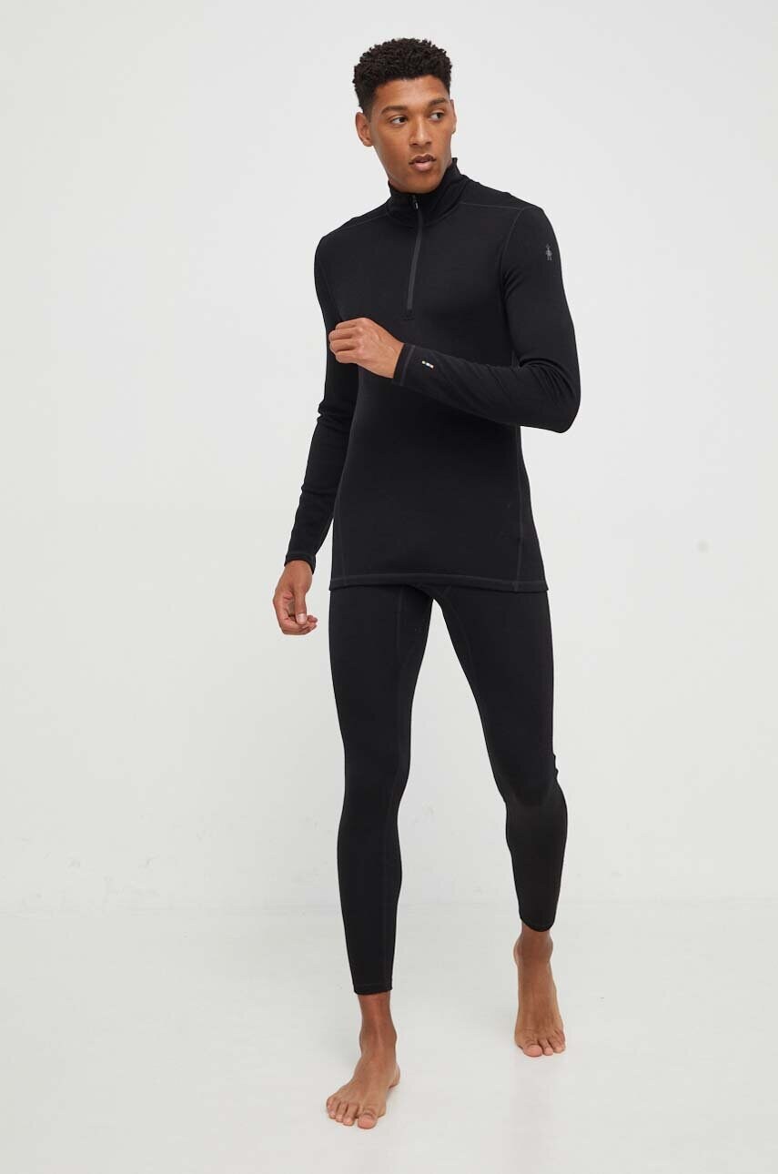 Функціональні легінси Smartwool Classic Thermal Merino колір чорний
