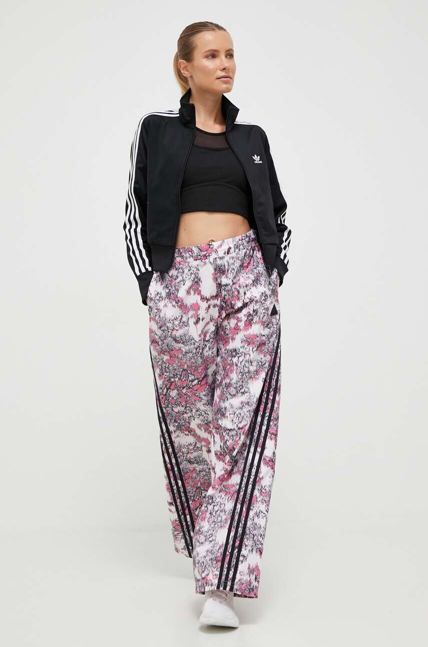 Кофта adidas Originals жіноча колір чорний з аплікацією