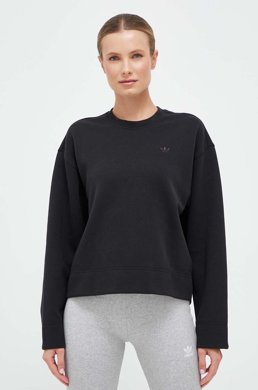 Кофта adidas Originals жіноча колір чорний однотонна