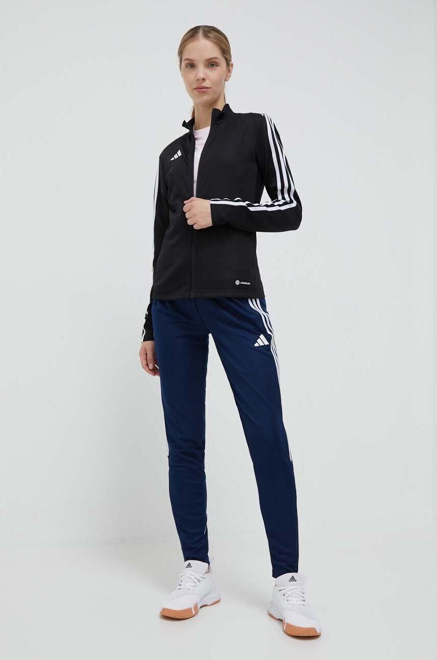Тренувальна кофта adidas Performance Tiro 23 League колір чорний з аплікацією