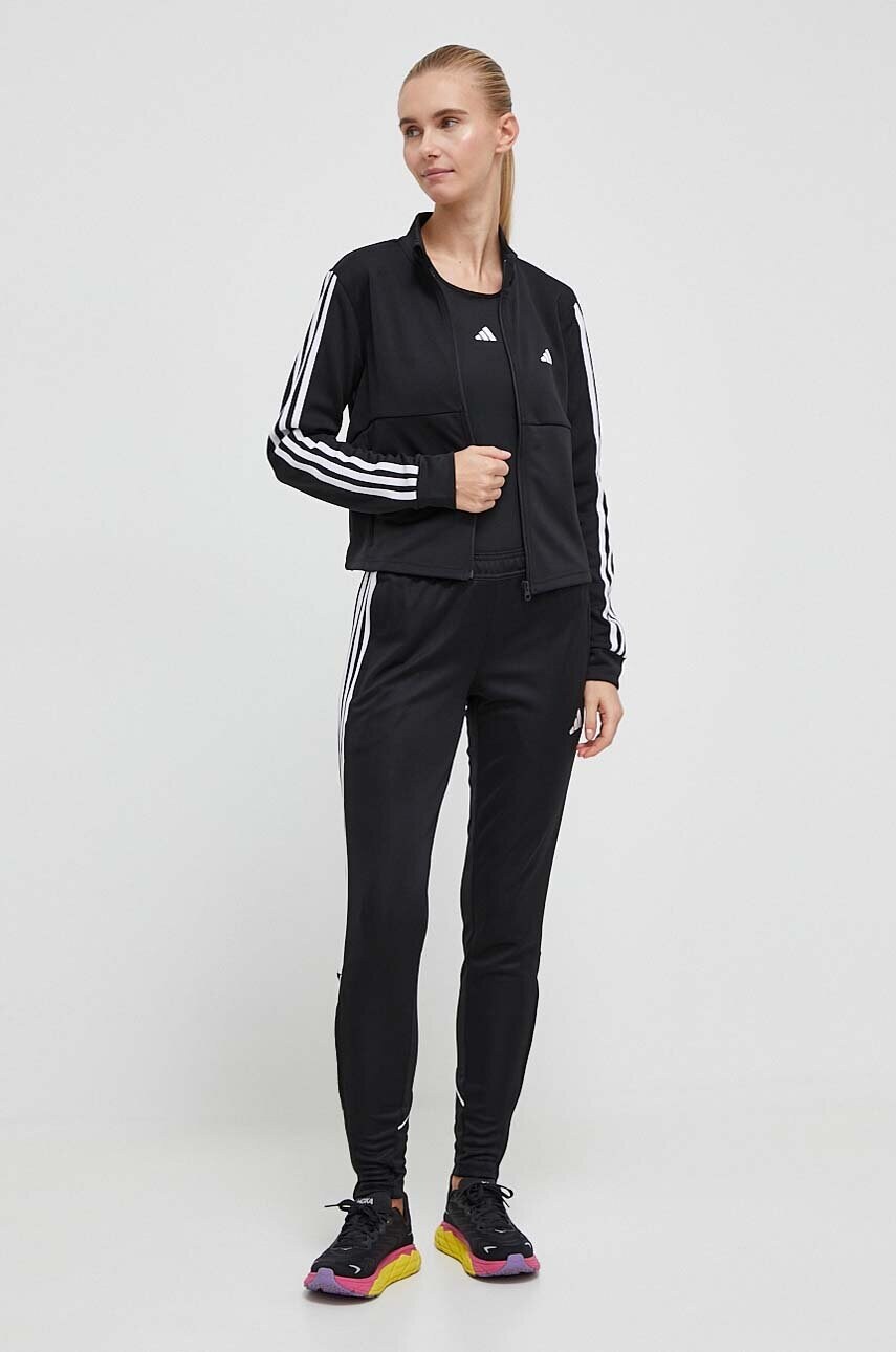 Тренувальна кофта adidas Performance Training Essentials колір чорний з аплікацією