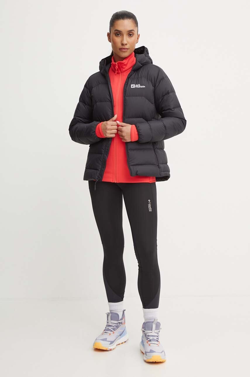 Спортивна кофта Jack Wolfskin Baiselberg колір червоний однотонна