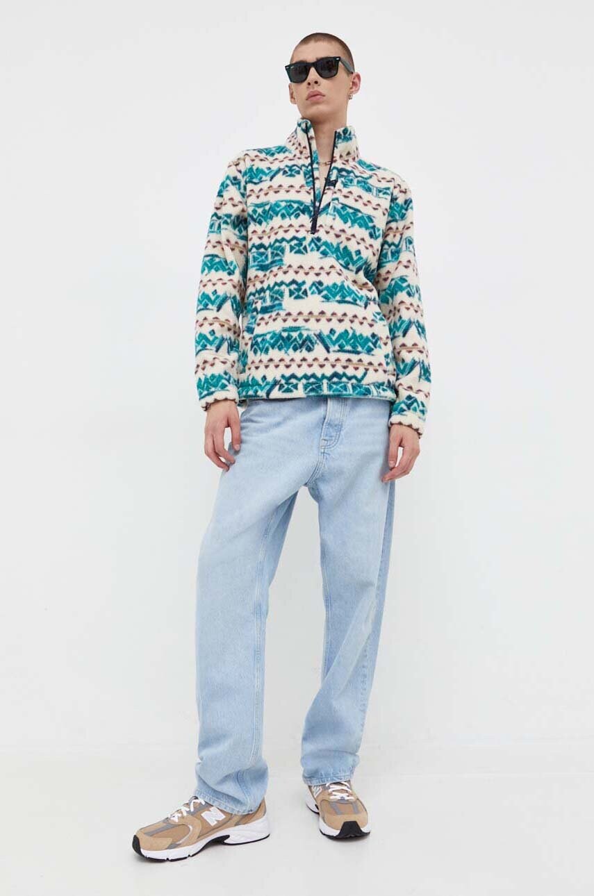 Кофта Billabong чоловіча колір бежевий візерунок