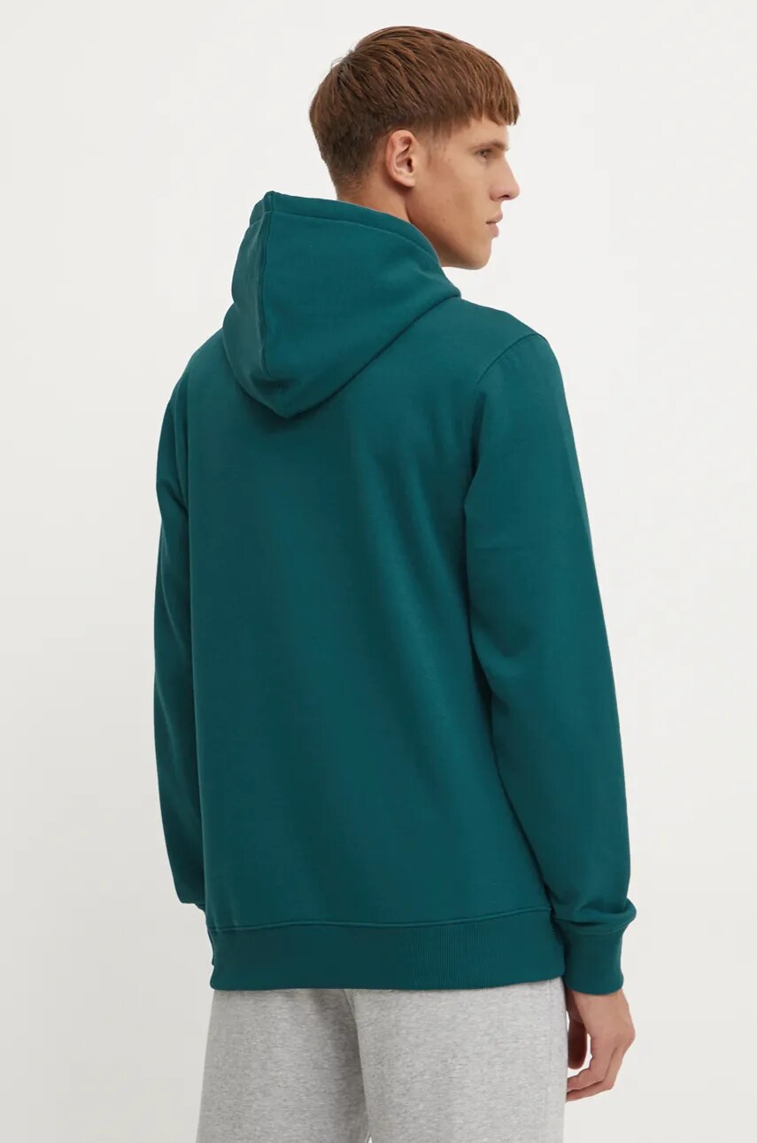 Кофта Billabong чоловіча колір бірюзовий з капюшоном меланж