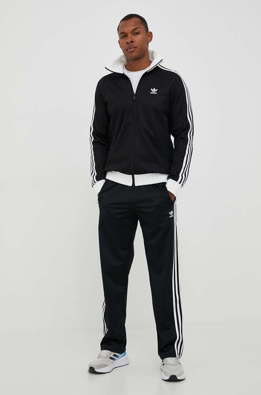 Кофта adidas Originals чоловіча колір чорний з аплікацією