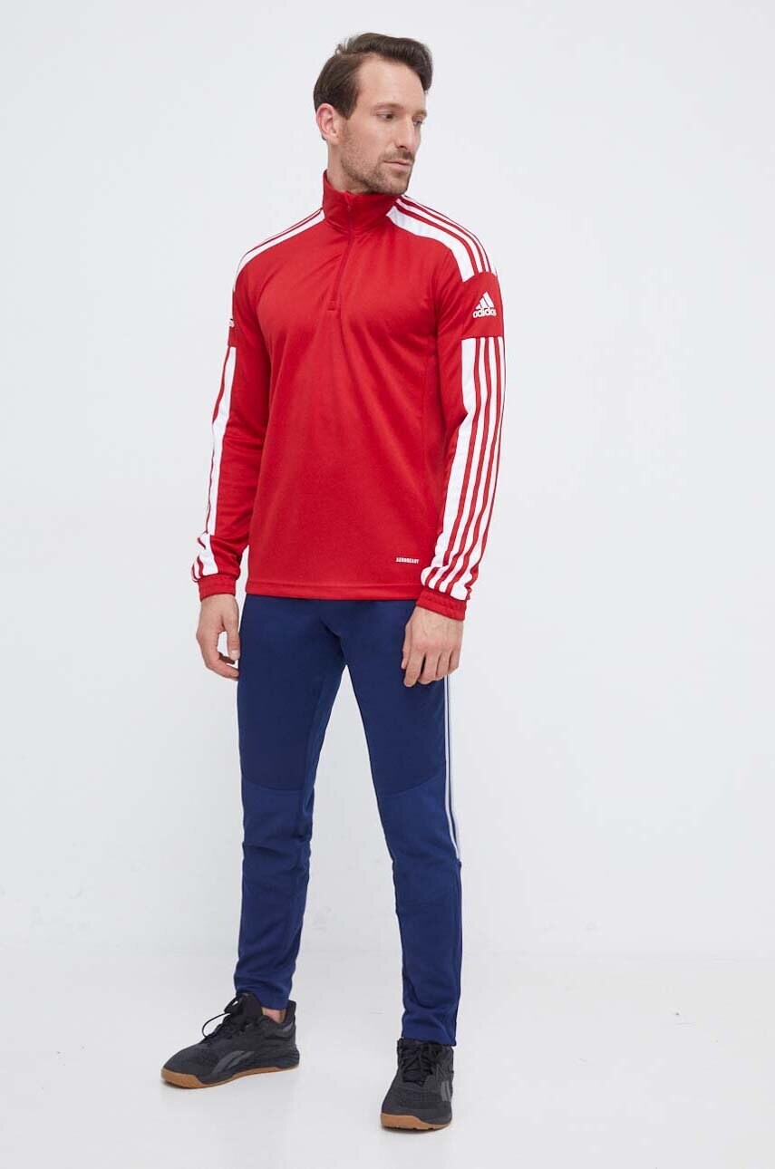 Тренувальна кофта adidas Performance Squadra 21 колір червоний з аплікацією