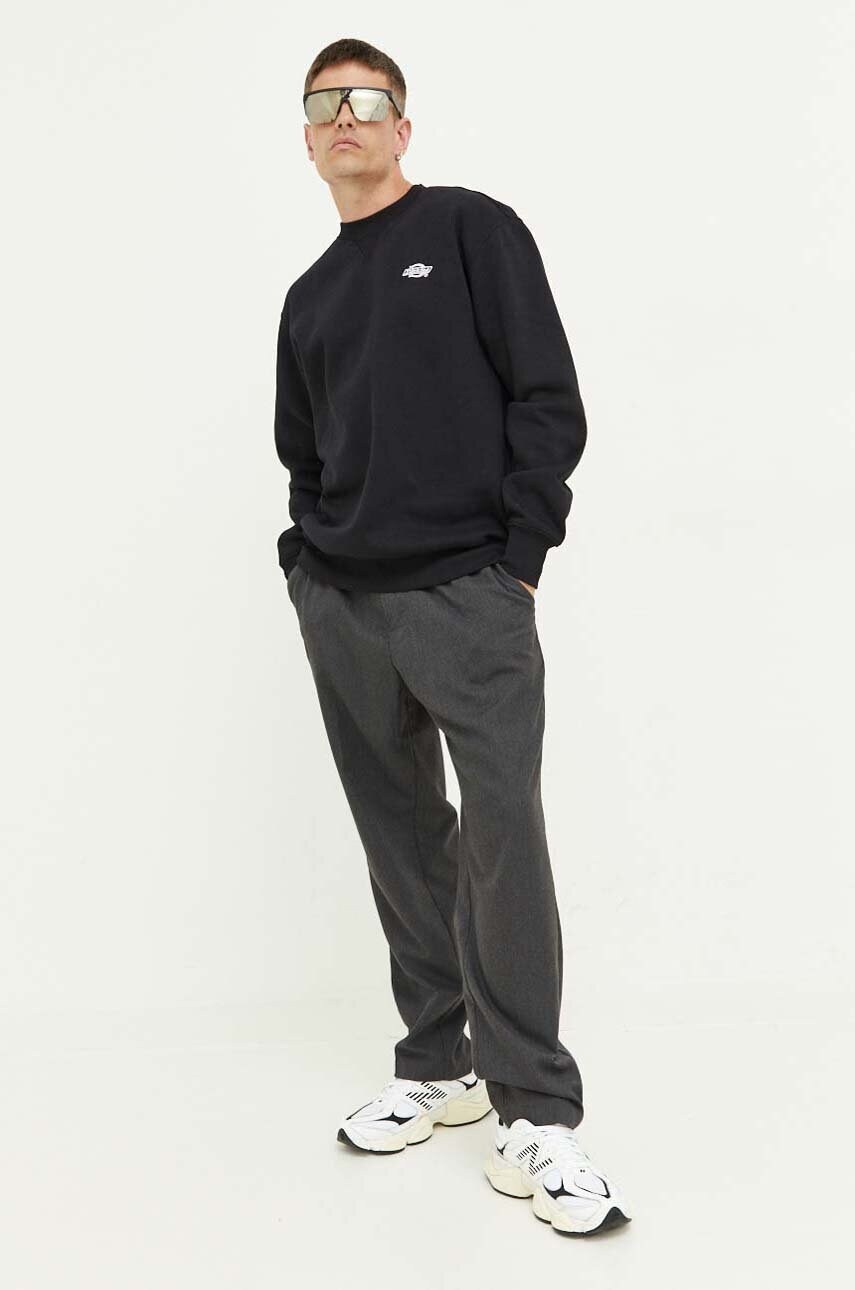 Кофта Dickies чоловіча колір чорний однотонна