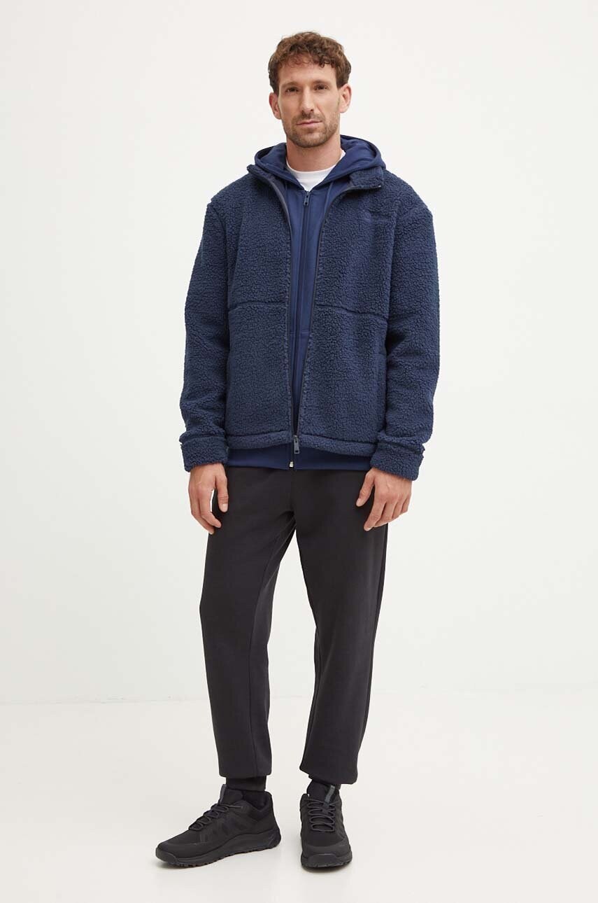 Флісова кофта Jack Wolfskin Felslicht колір зелений однотонна 1711151