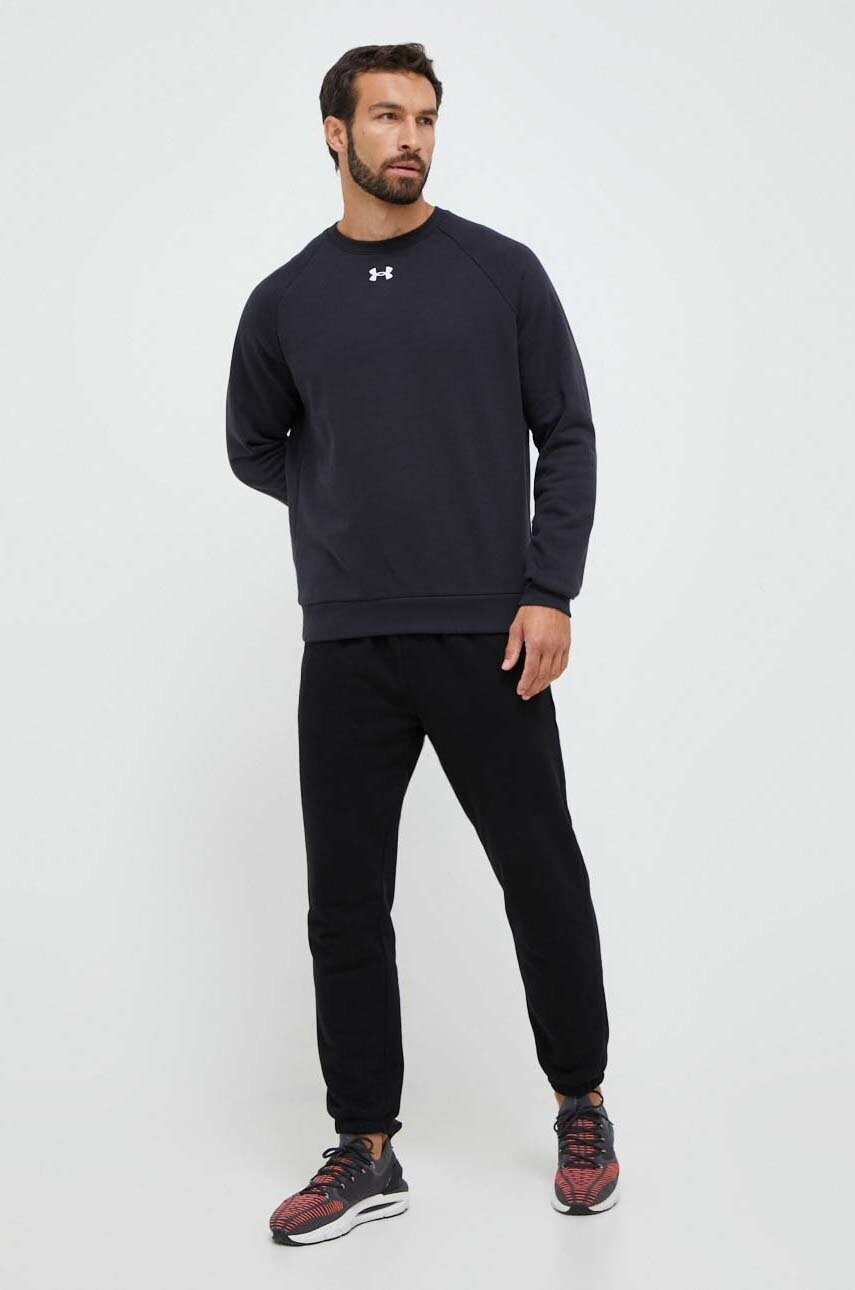 Кофта Under Armour чоловіча колір чорний однотонна