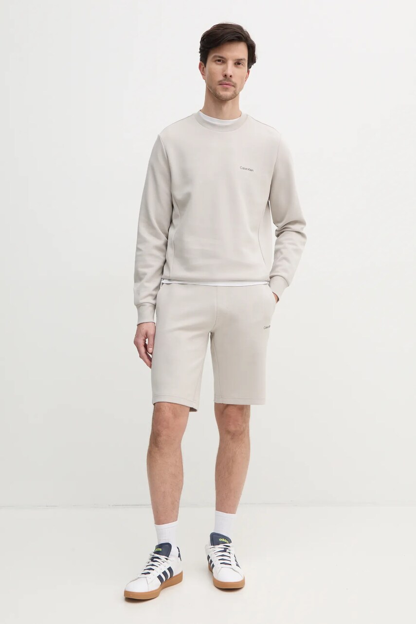 Кофта Calvin Klein чоловіча колір сірий однотонна K10K109926