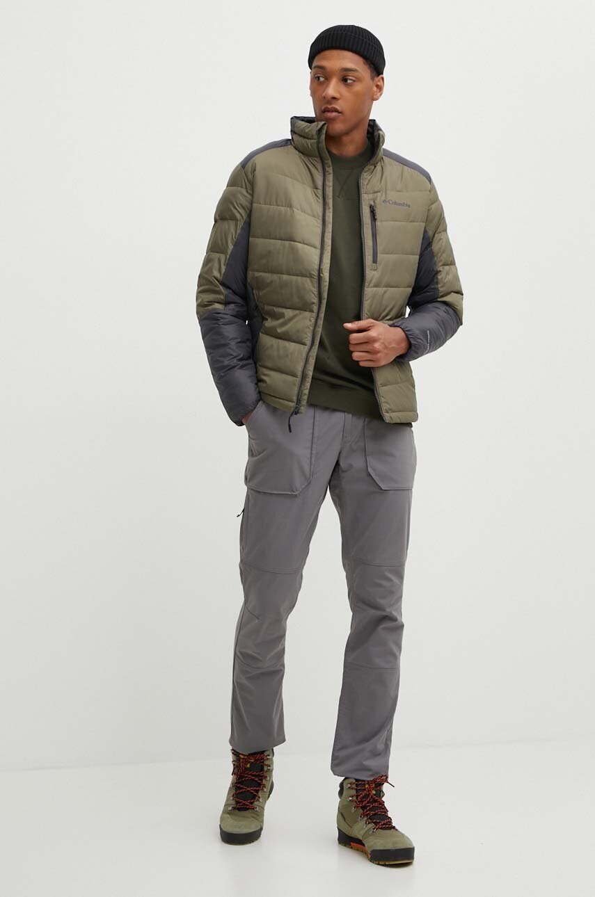 Бавовняна кофта Fjallraven 1960 Logo чоловіча колір зелений з аплікацією