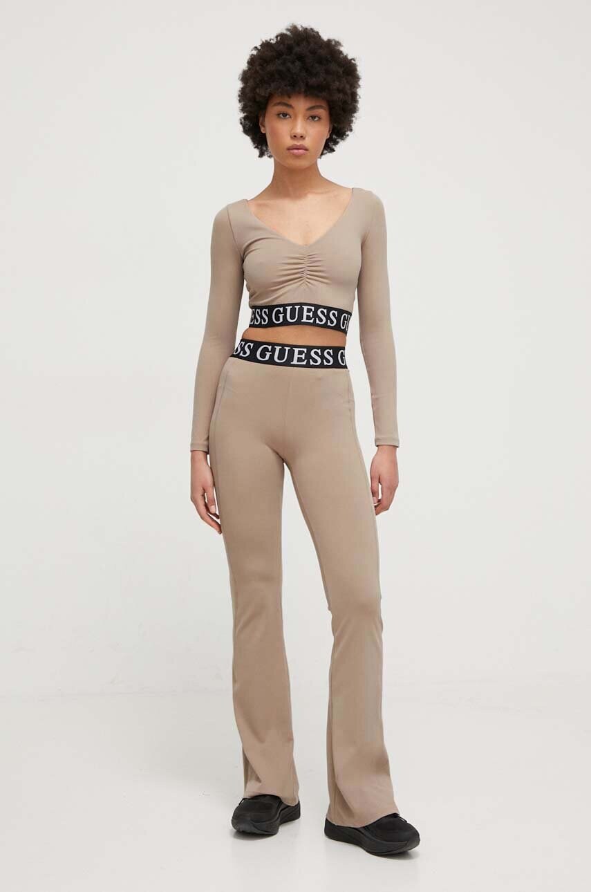 Топ Guess жіночий колір коричневий