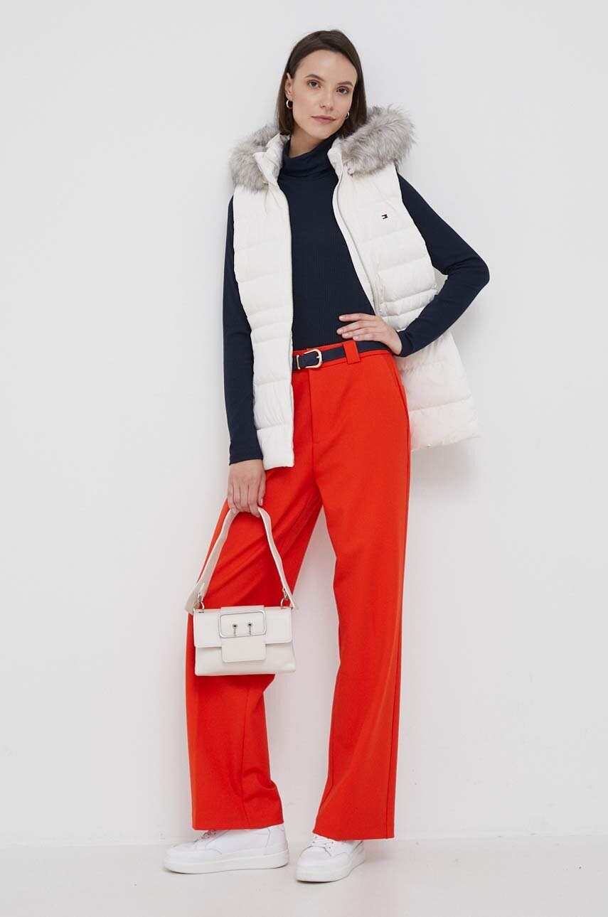 Лонгслів Tommy Hilfiger жіночий колір синій гольф
