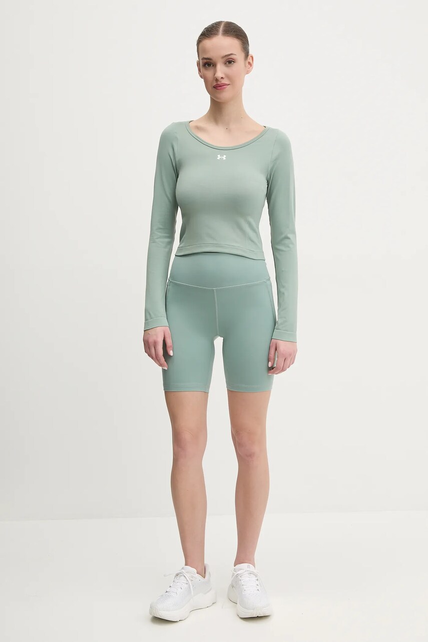 Лонгслів для тренувань Under Armour Train Seamless колір чорний 1379150