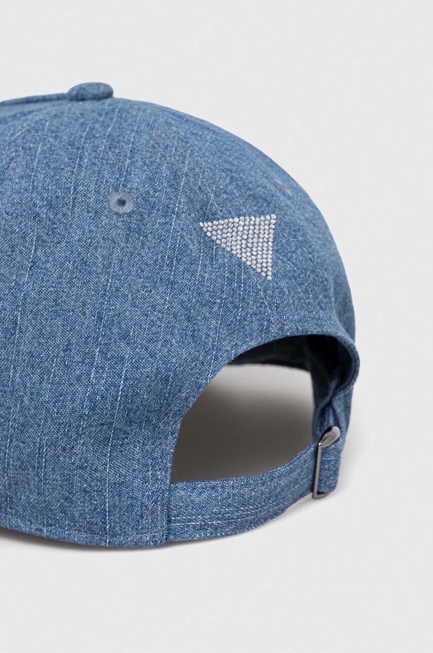 Джинсова кепка Guess з аплікацією