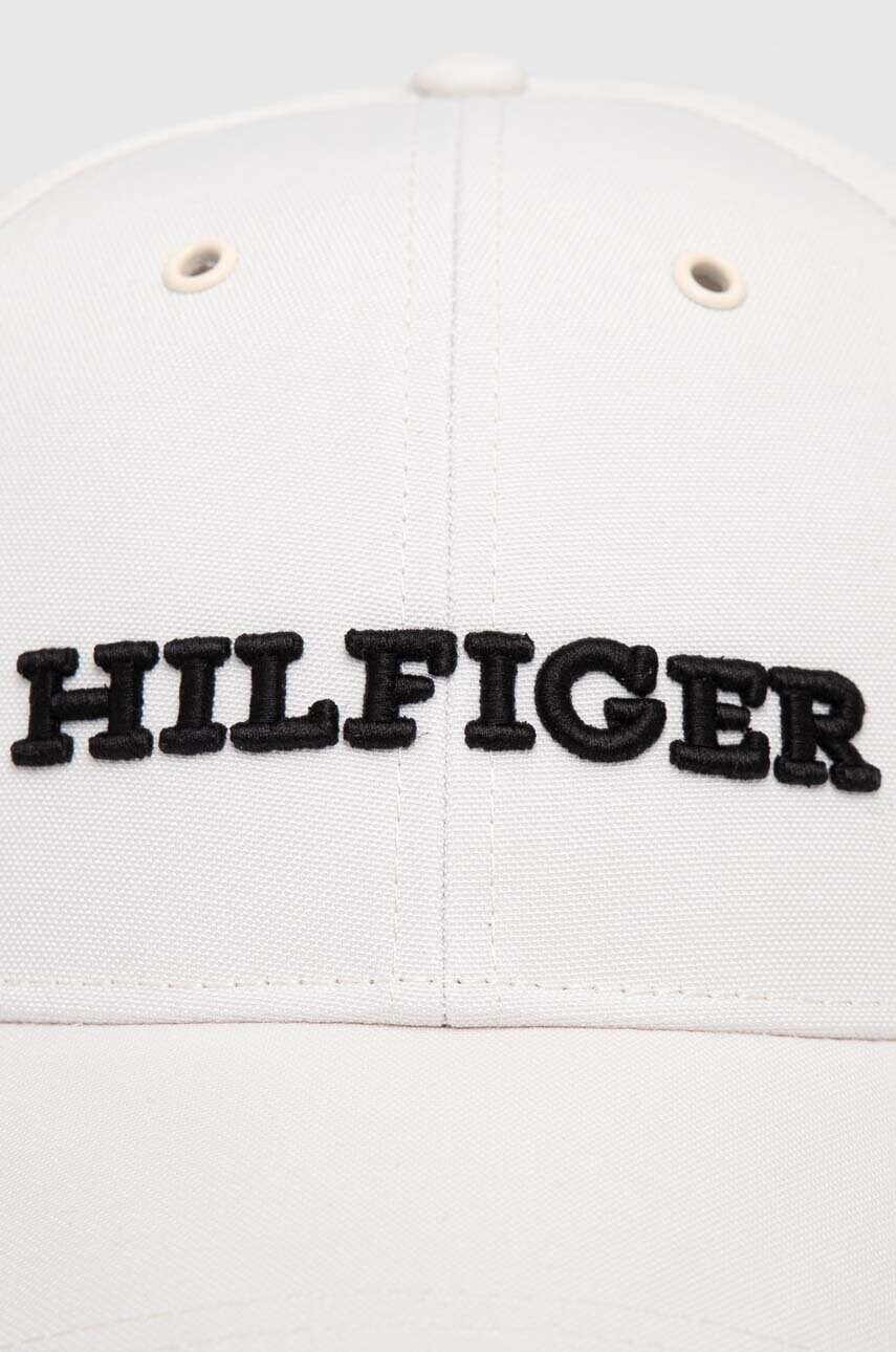 Кепка Tommy Hilfiger колір білий з аплікацією