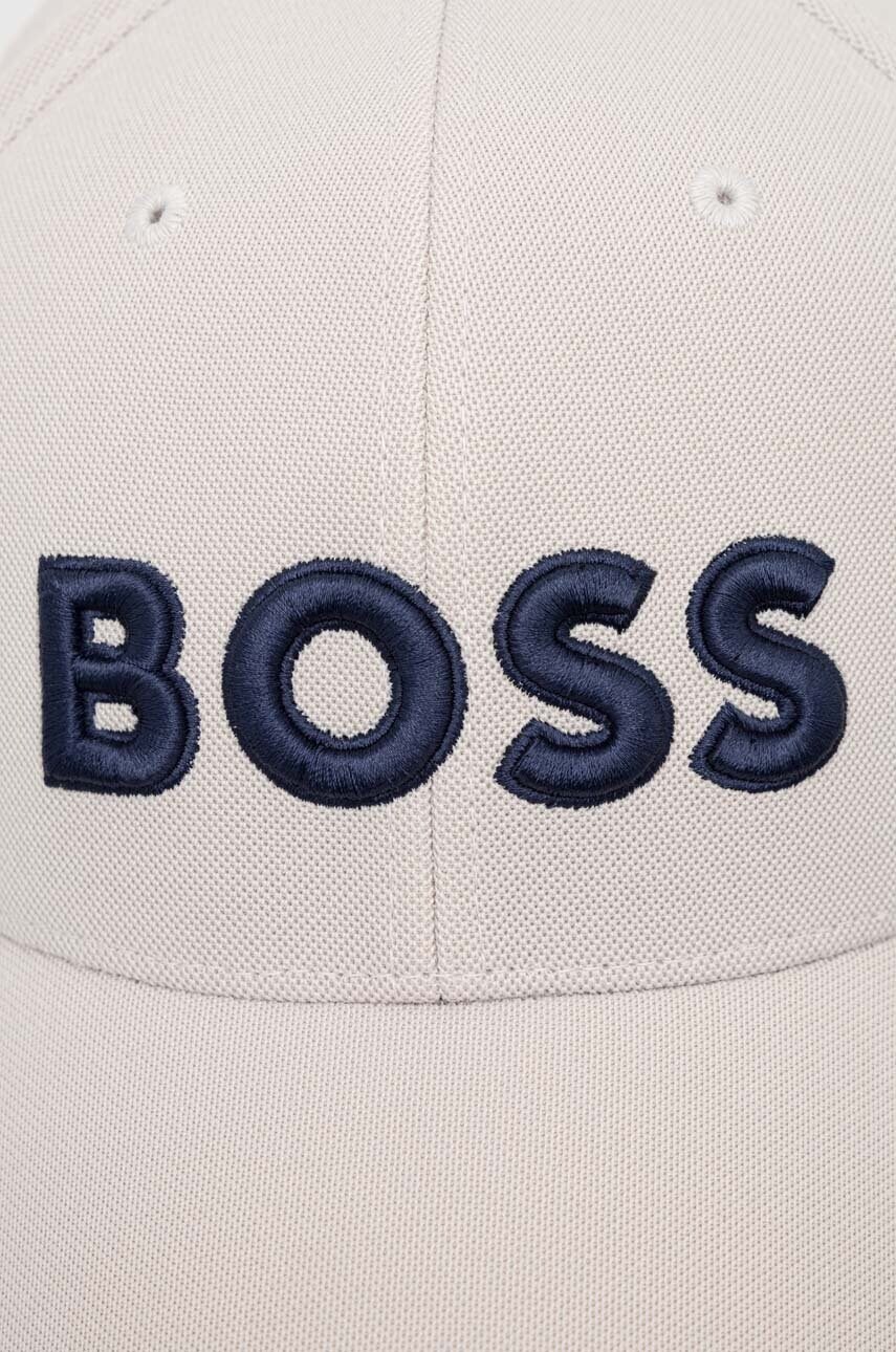 Кепка Boss Green BOSS GREEN колір чорний з аплікацією