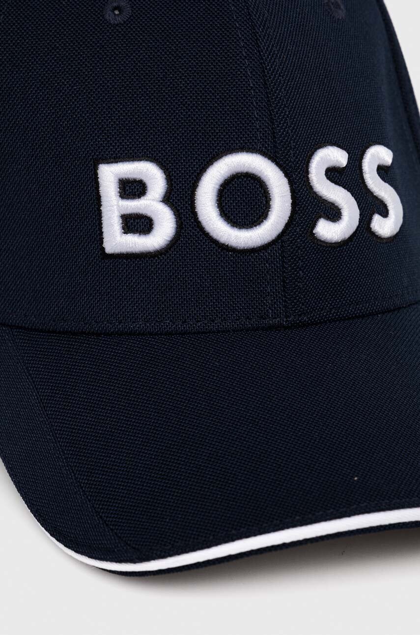 Кепка Boss Green BOSS GREEN колір чорний з аплікацією