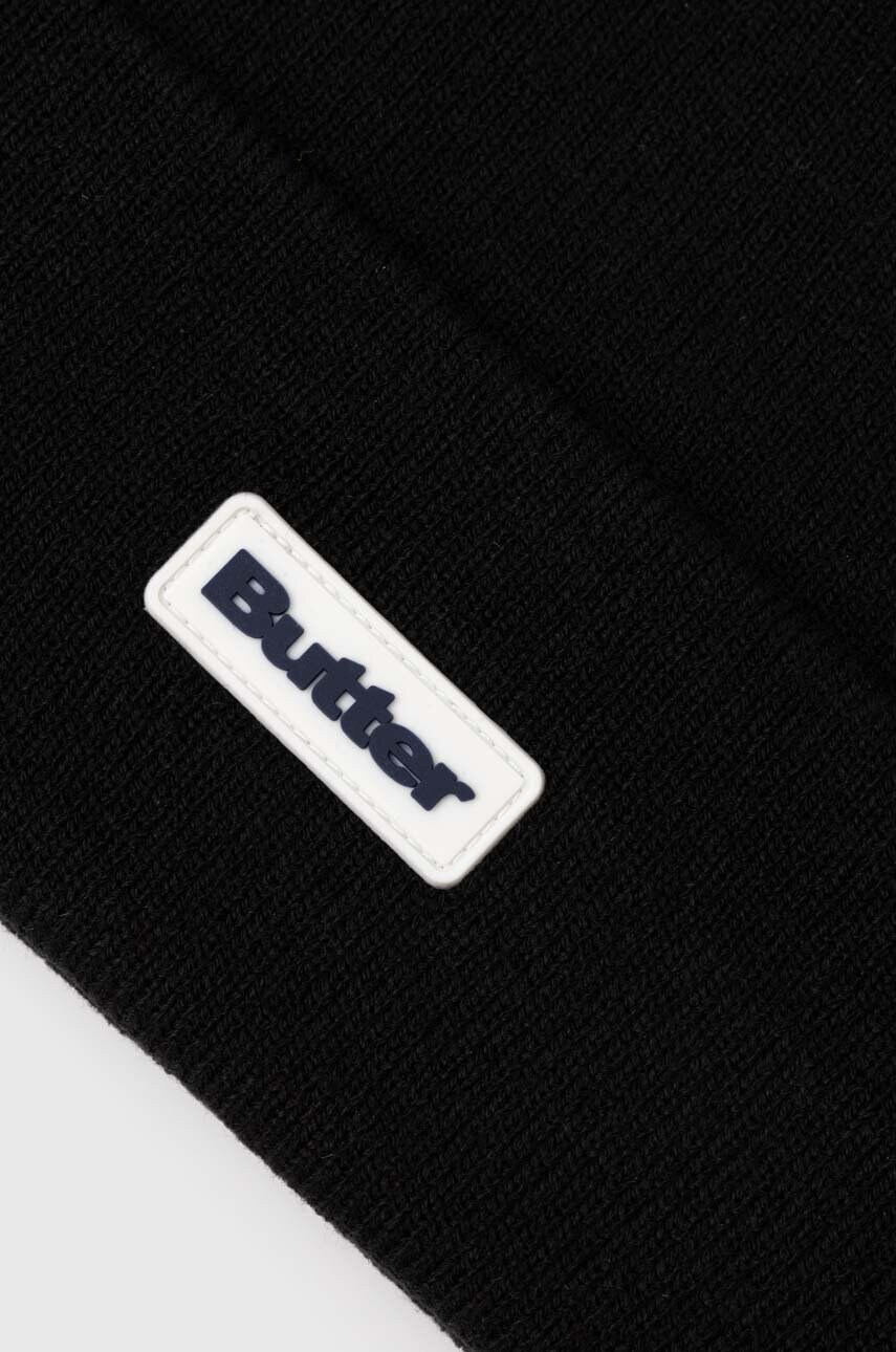 Шапка Butter Goods Tall Cuff Beanie колір чорний  BGQ423D14301