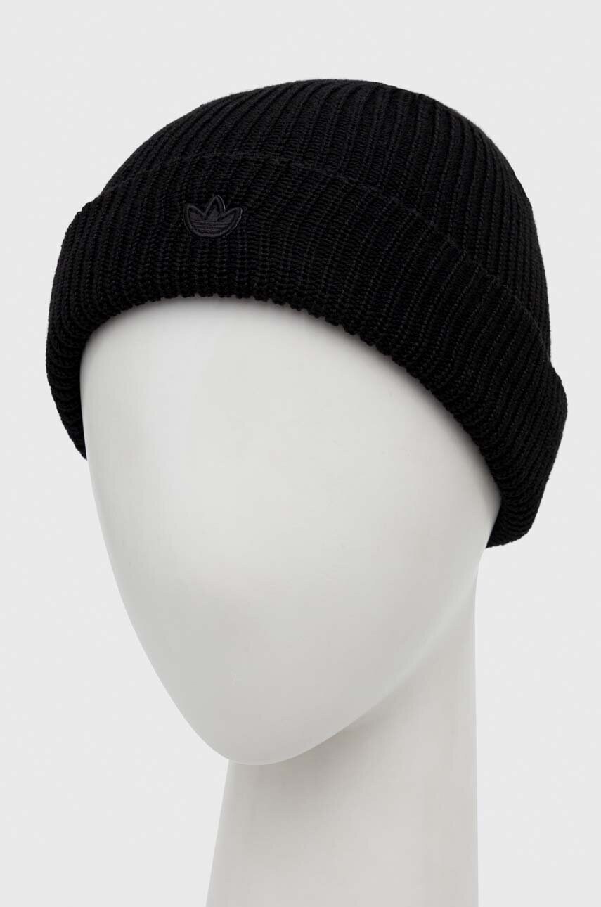 Шапка adidas Originals колір чорний