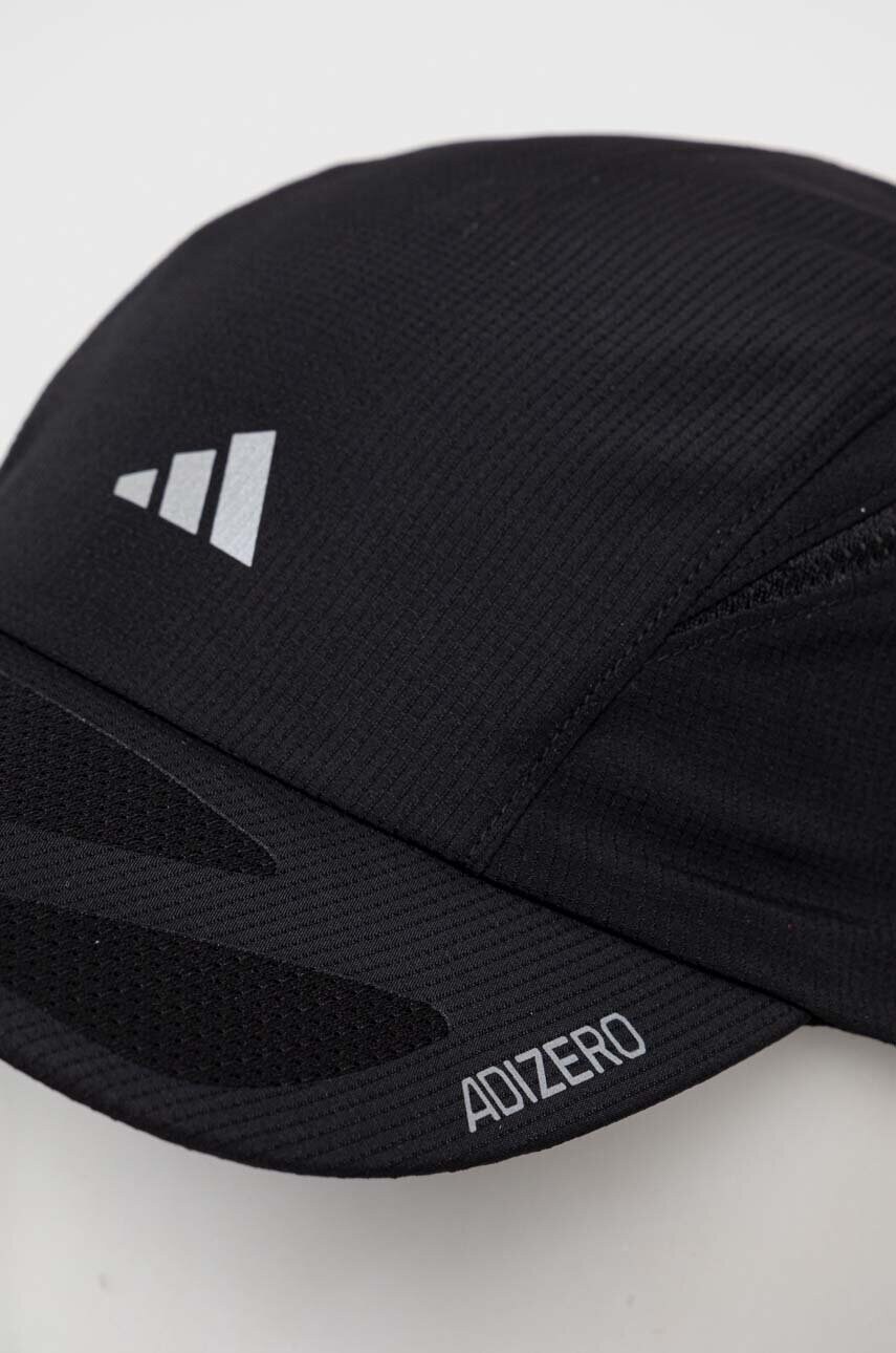 Кепка adidas колір чорний з принтом