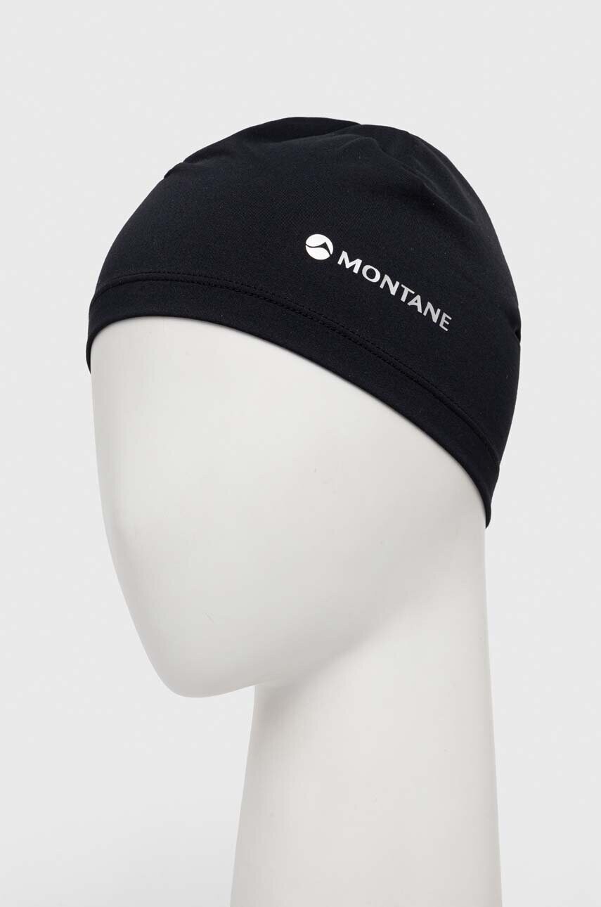 Шапка Montane Dart XT колір чорний з тонкого трикотажу