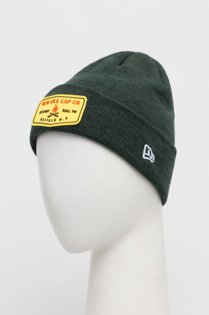 Шапка New Era колір зелений