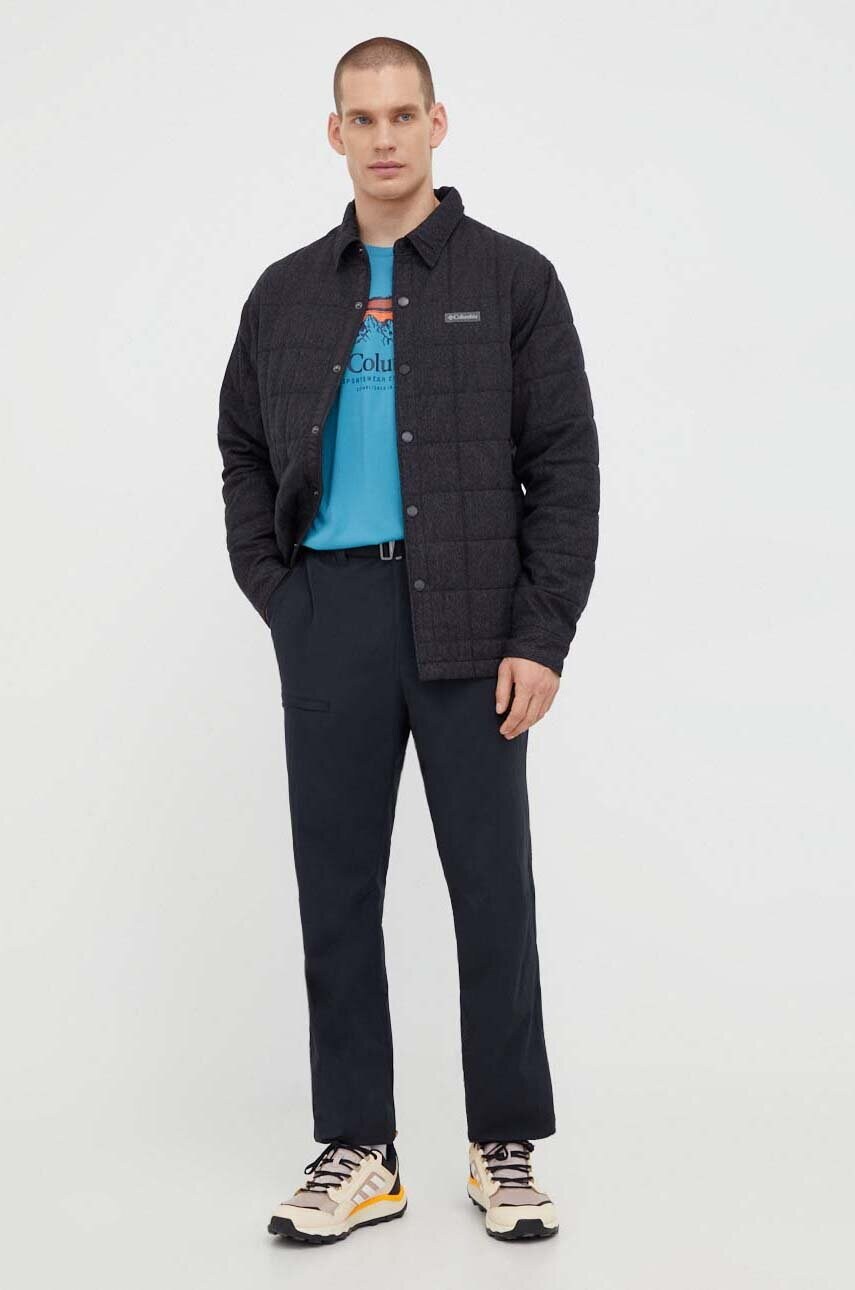Куртка Columbia Landroamer Quilted чоловіча колір чорний  2054721
