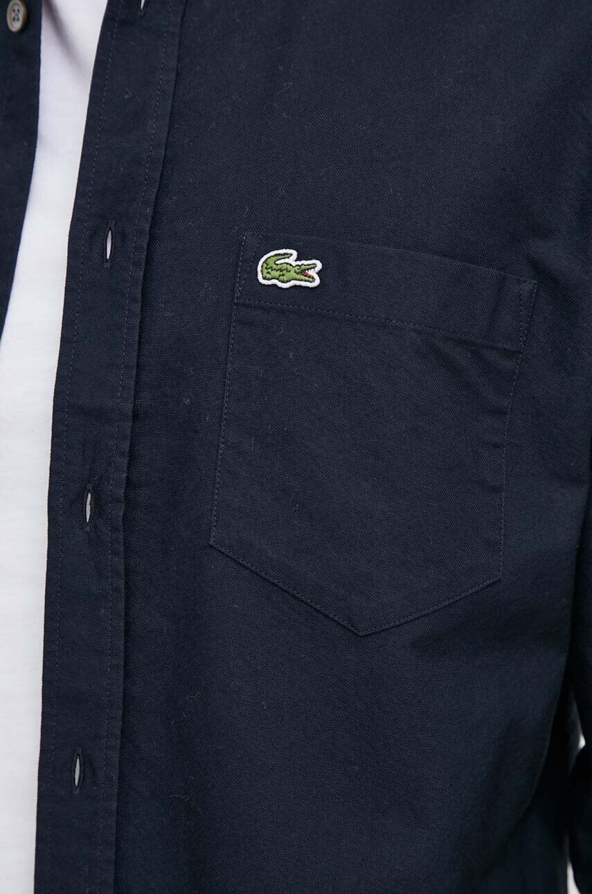 Бавовняна сорочка Lacoste чоловіча regular комір button-down