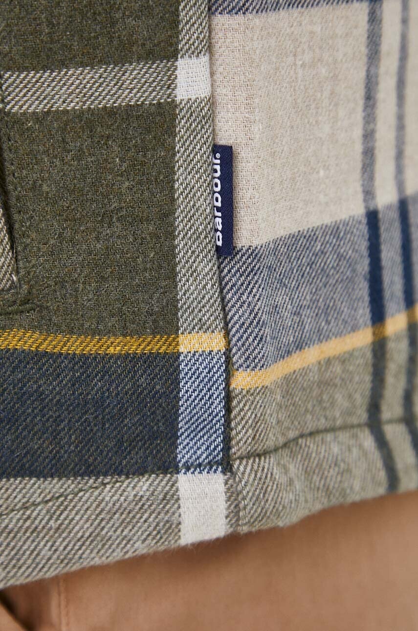 Бавовняна сорочка Barbour чоловіча regular класичний комір