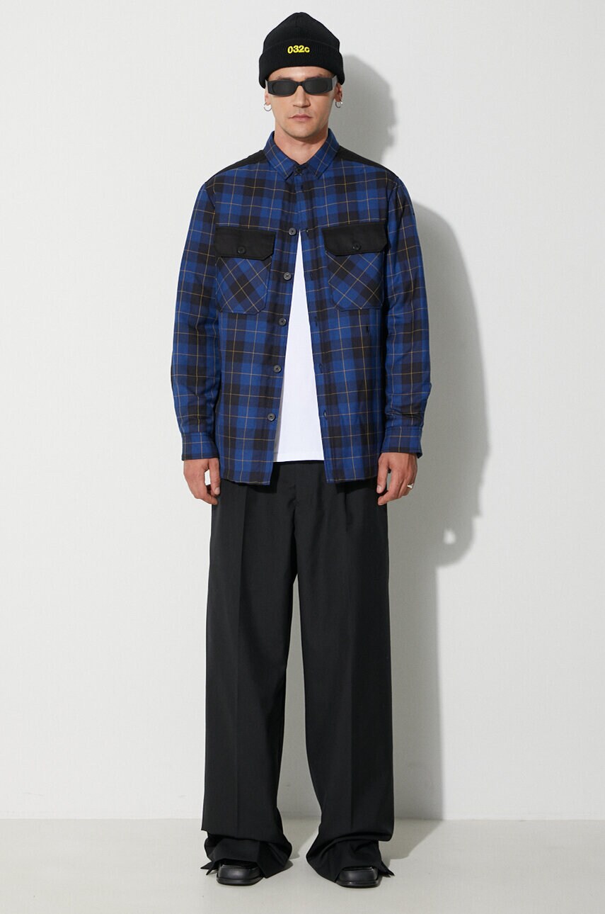 Куртка Neil Barett LOOSE BICOLOR FLAP POCKET PADDED чоловіча перехідна oversize PBCS024C.V041C.3705