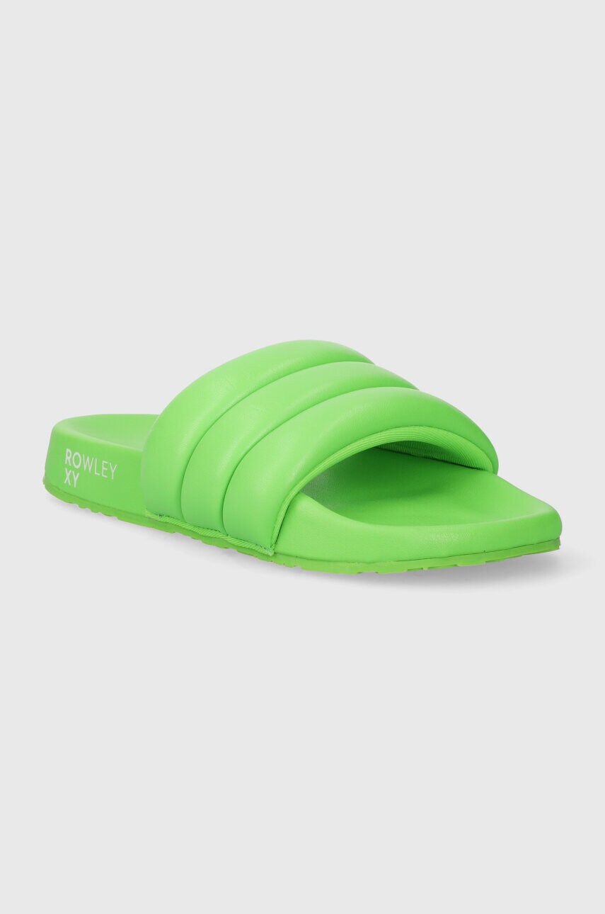 Шльопанці Roxy x Rowley жіночі колір зелений