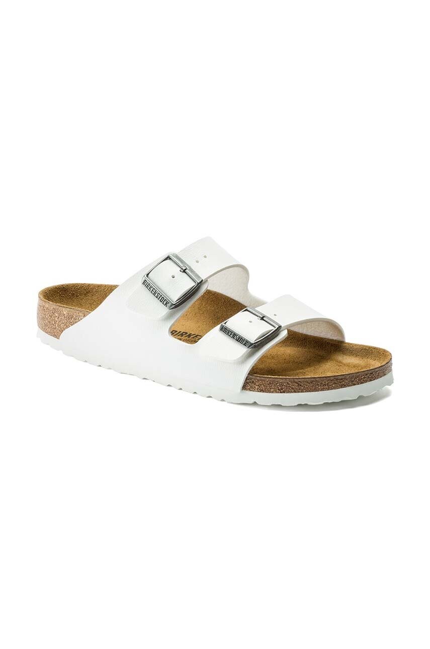 Шльопанці Birkenstock Arizona BF жіночі колір білий 552683