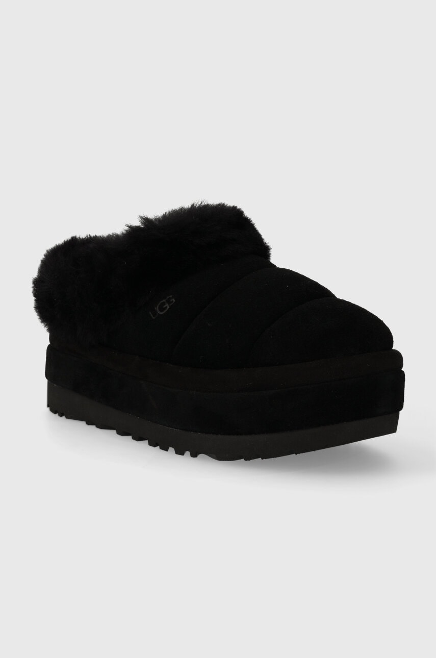 Замшеві тапочки UGG Tazzlita колір чорний 1146390