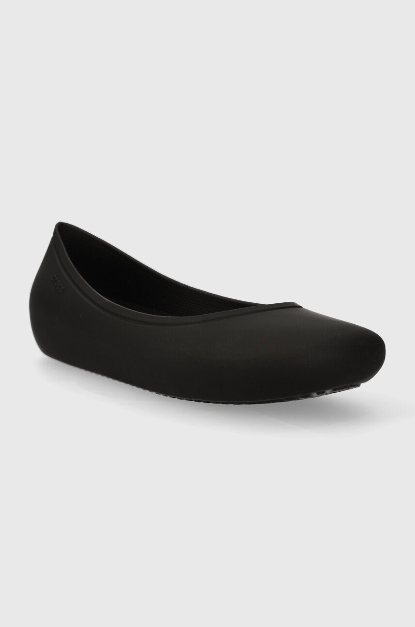 Балетки Crocs Brooklyn Flat колір чорний 209384