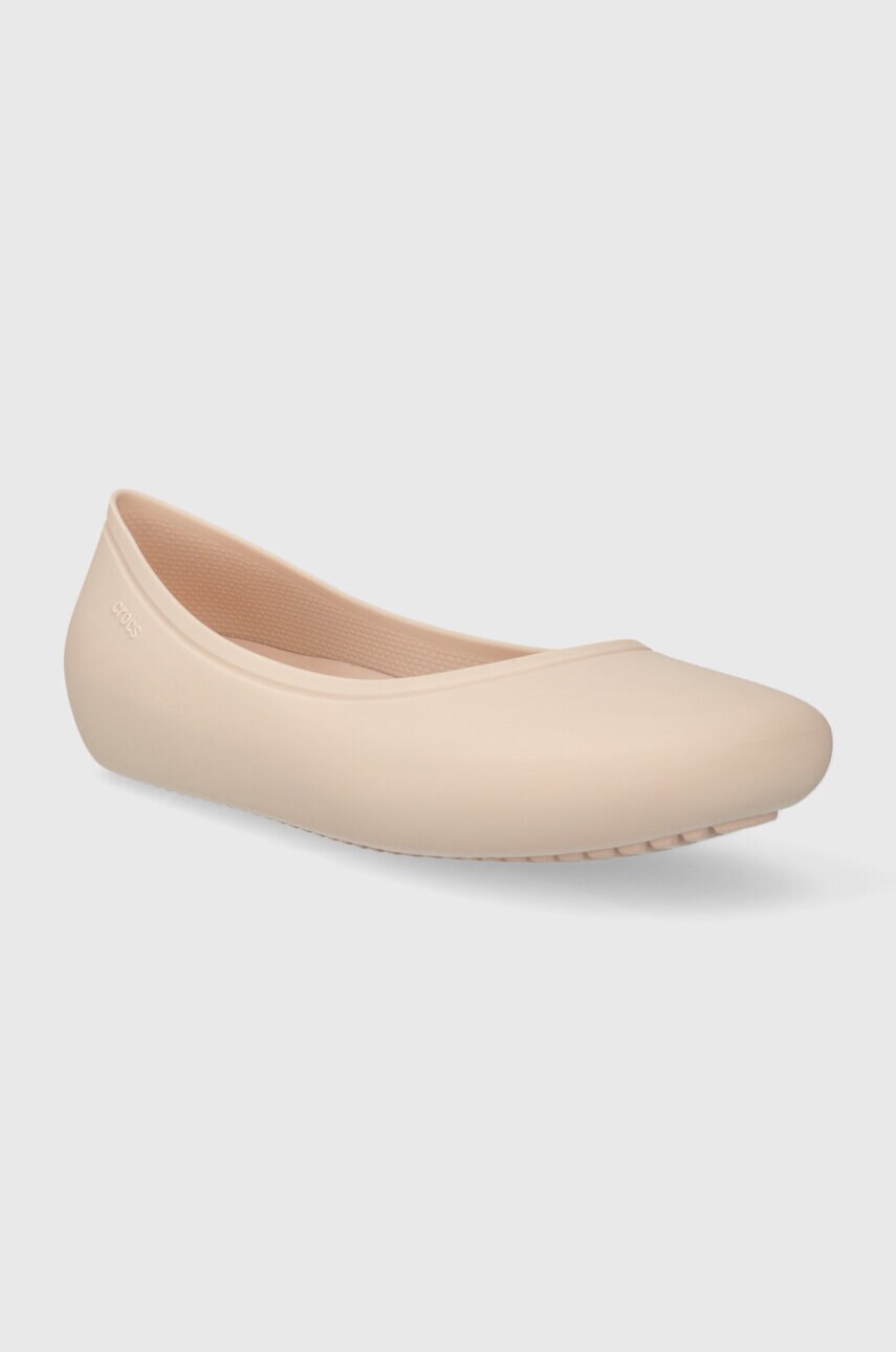 Балетки Crocs Brooklyn Flat колір рожевий 209384