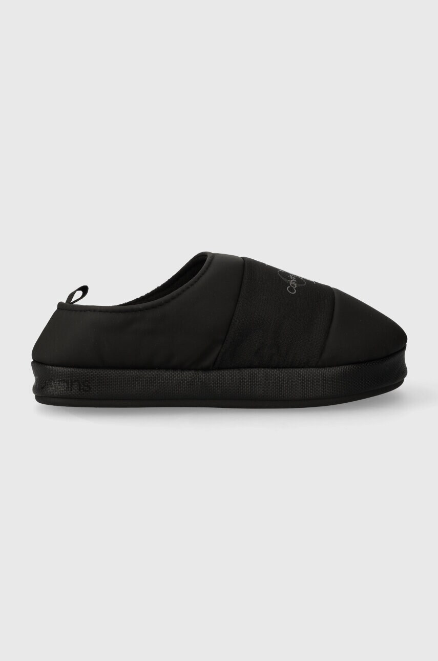 Тапочки Calvin Klein Jeans HOME SLIPPER MONO колір чорний YM0YM00840