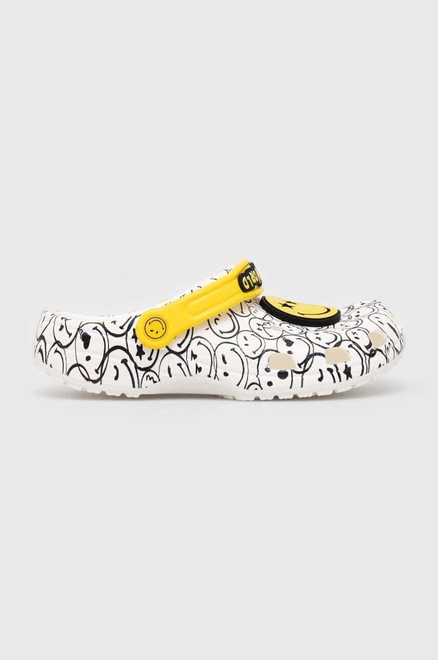 Шльопанці Crocs колір білий