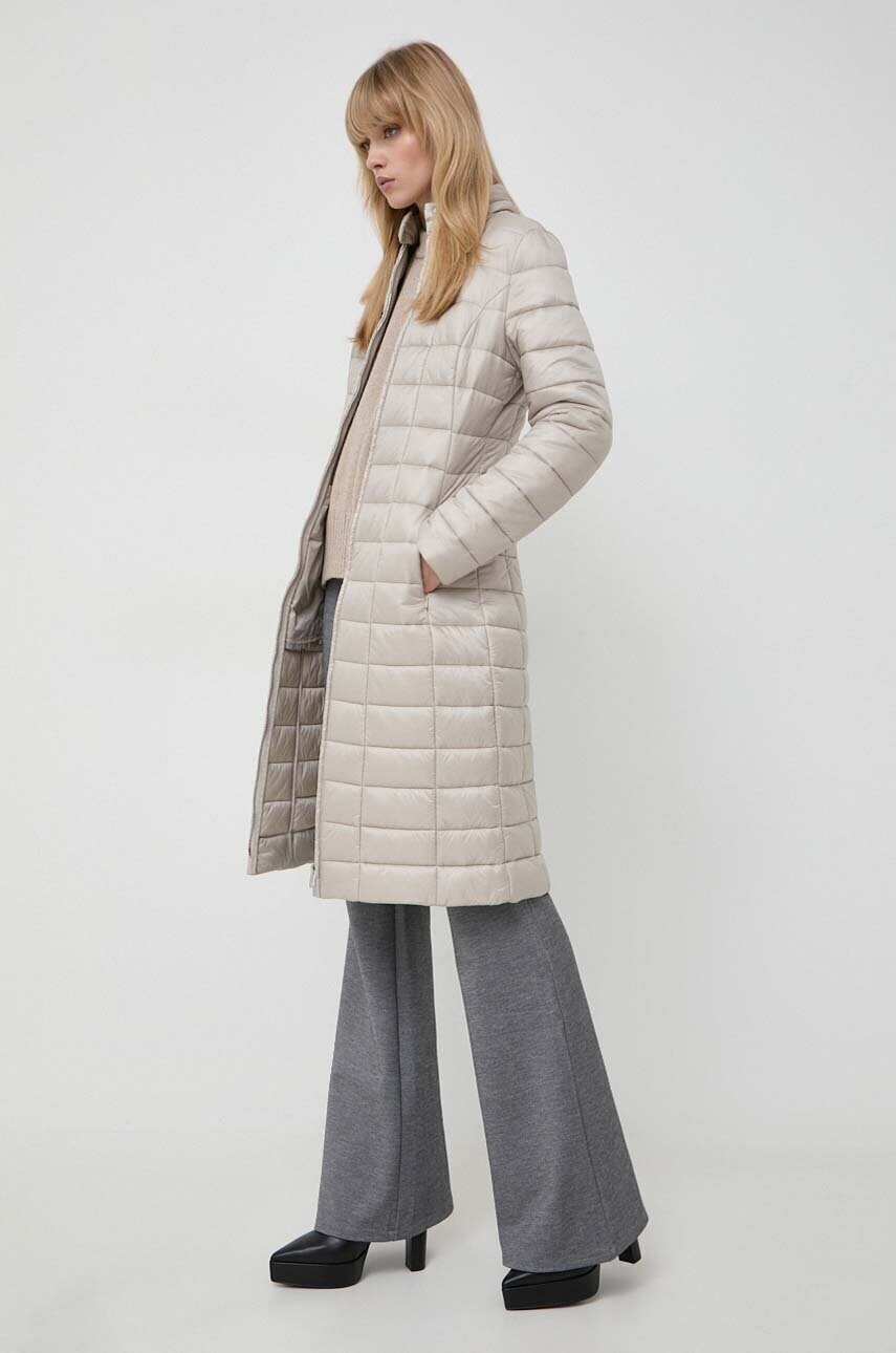 Куртка Trussardi жіноча колір бежевий перехідна