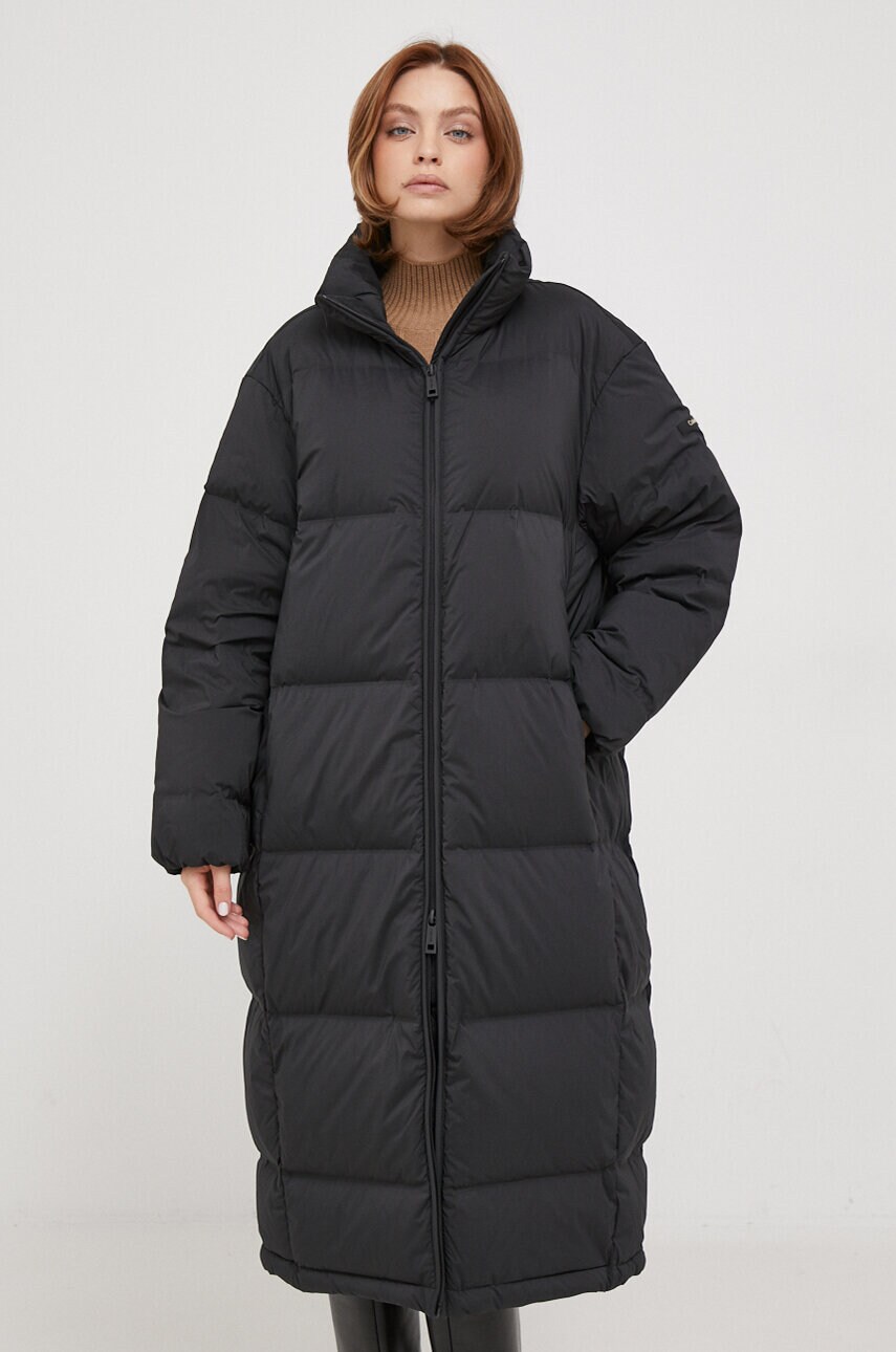 Пухова куртка Calvin Klein жіноча колір чорний зимова oversize