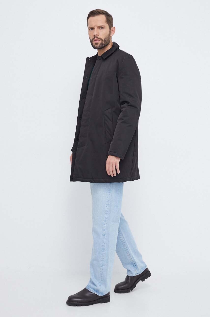 Куртка Trussardi чоловіча колір чорний зимова