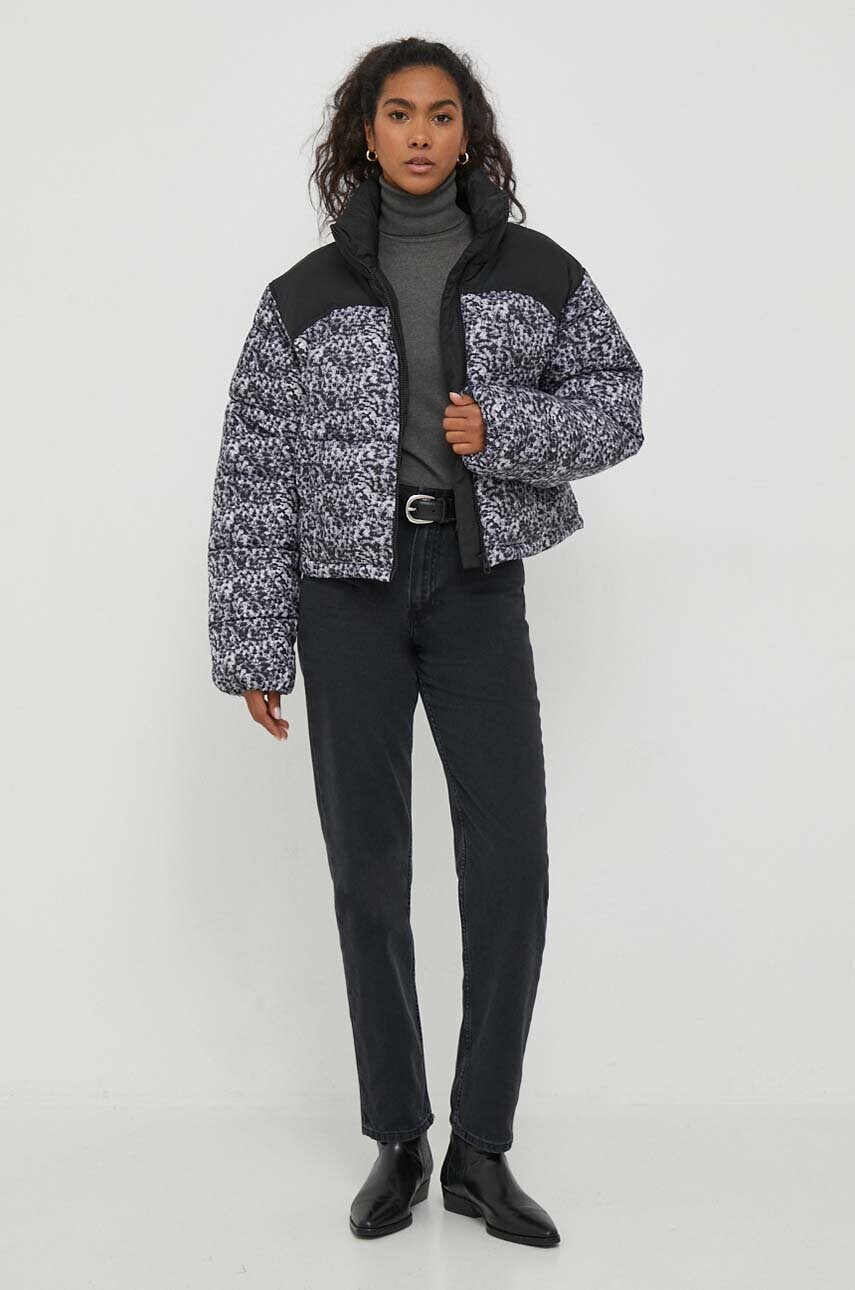 Куртка Calvin Klein Jeans жіноча колір чорний зимова oversize