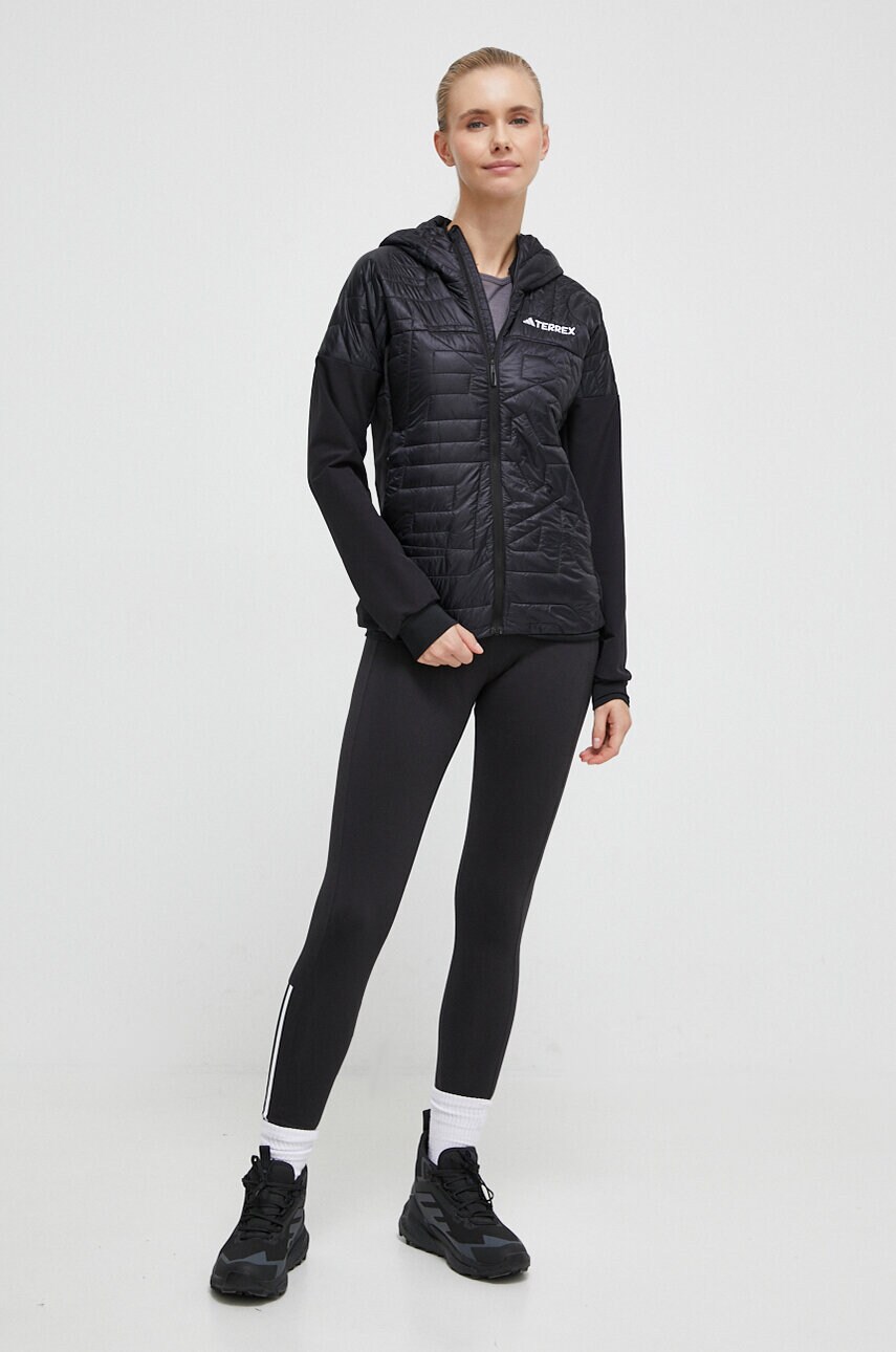 Спортивна куртка adidas TERREX Xperior Varilite Hybrid PrimaLoft колір чорний