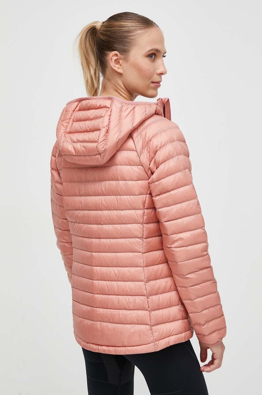Спортивна пухова куртка Jack Wolfskin Passamani колір рожевий