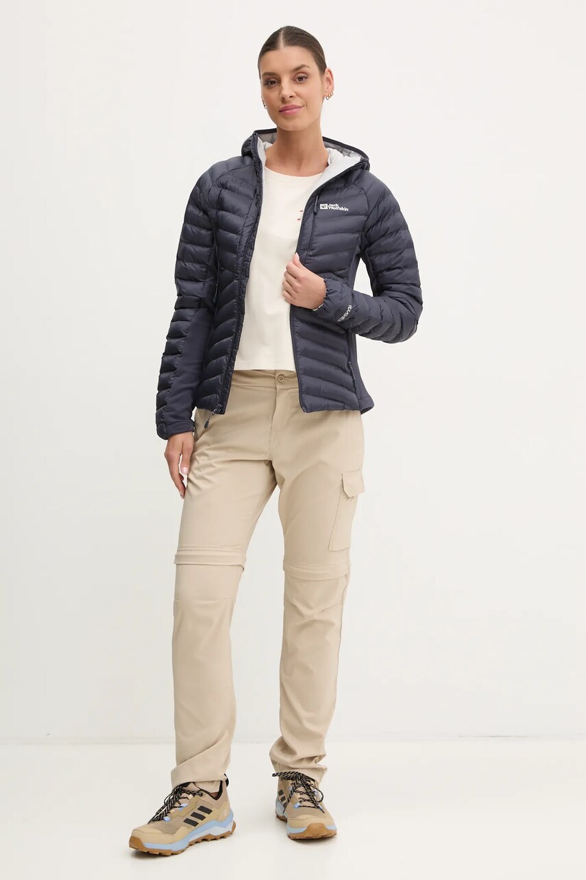 Спортивна куртка Jack Wolfskin Routeburn Pro колір рожевий 1207192