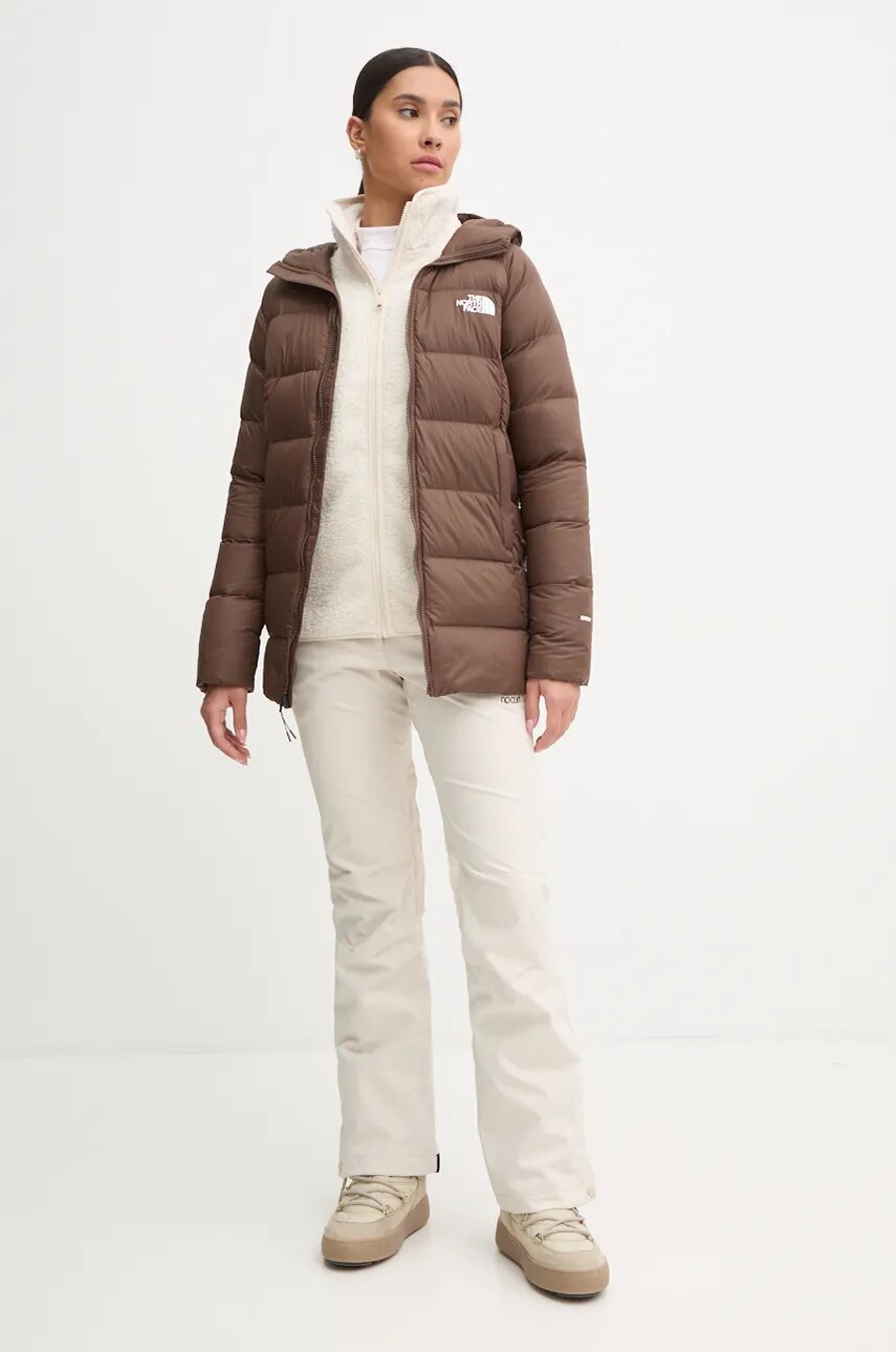 Спортивна кофта Jack Wolfskin High Curl колір бежевий однотонна 1708732